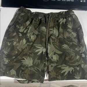 Goodfellow & Co Green Camouflage Shorts